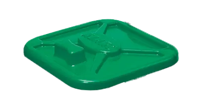 VKM víko malé 38x32 plast - zelený